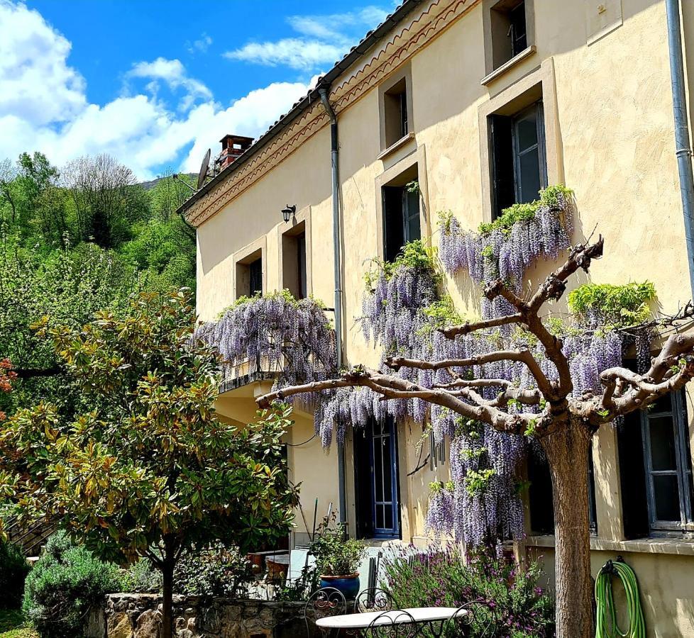 La Maison Des Tisserandes Montségur Exteriör bild